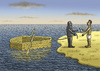 Cartoon: BUSINESS (small) by marian kamensky tagged mittelmeer,bootsflüchtlinge,afrika,schlepper