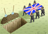 Cartoon: BYE BYE LITTLE BRITAIN ! (small) by marian kamensky tagged brexit,theresa,may,england,eu,schottland,weicher,wahlen,boris,johnson,nigel,farage,ostern,seidenstrasse,xi,jinping,referendum,trump,monsanto,bayer,glyphosa,strafzölle,corbyn