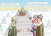 Cartoon: CHARLIE MANSONS BEGNADIGUNG (small) by marian kamensky tagged obama,trump,präsidentenwahlen,usa,baba,vanga,republikaner,inauguration,demokraten,wikileaks,faschismus