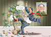 Cartoon: CHINA DREHT KOMPLETT DURCH! (small) by marian kamensky tagged biden,hilft,eu,xi,jinping,putin,iran,hamas