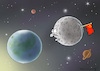 Cartoon: CHINESEN AUF DEM MOND (small) by marian kamensky tagged chinesen,auf,dem,mond,dunkle,seite