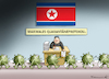 Cartoon: CORONA AUCH IN NORDKOREA (small) by marian kamensky tagged curevac,testzentren,corona,impfung,pandemie,booster,omikron,impfpflicht