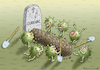 Cartoon: CORONALACHENSCHMAUS (small) by marian kamensky tagged curevac,corona,impfung,pandemie