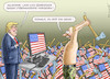 Cartoon: CYBERFRIEDEN SCHAFFEN (small) by marian kamensky tagged obama trump präsidentenwahlen usa baba vanga republikaner inauguration demokraten putin wikileaks faschismus