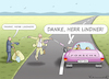 Cartoon: DANKE HERR LINDNER! (small) by marian kamensky tagged atomboy,lindner,fdp