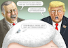 Cartoon: DAS WELTWEITE SCHEIßTUM (small) by marian kamensky tagged coronavirus,epidemie,gesundheit,panik,stillegung,trump,pandemie