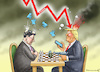 Cartoon: DEALMAKER TRUMP (small) by marian kamensky tagged brexit,theresa,may,england,eu,schottland,weicher,wahlen,boris,johnson,nigel,farage,ostern,seidenstrasse,xi,jinping,referendum,trump,strafzölle