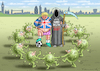 Cartoon: DELTA BORIS (small) by marian kamensky tagged delta,abmachung,spahn,lockdown,kinder,schulen,fussbal,em,johnson