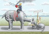 Cartoon: DEMOKRATENDÄMPFER (small) by marian kamensky tagged us,wahlen,joe,biden,trump,corona,kapitol,putsch,bob,woodward,harris,pence,amtsenthebungsverfahren