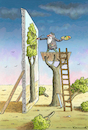 Cartoon: DER MALENDE MALER (small) by marian kamensky tagged der,malende,maler