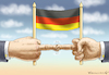 Cartoon: DEUTSCHDEUTSCHLAND FEIERT (small) by marian kamensky tagged merkel,seehofer,unionskrise,csu,cdu,flüchtlinge,kontrollzentren,für,salvini,defizit,plastiktütenverbot,deutsche,einheit