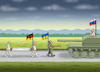 Cartoon: DEUTSCHE UKRAINE-HILFE (small) by marian kamensky tagged putins,bescherung,ukraine,provokation,nato,osterweiterung