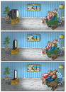 Cartoon: Dickes Fernsehen (small) by marian kamensky tagged fernsehen,konsum,dickmacher