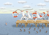 Cartoon: DIE RETTUNG NAHT (small) by marian kamensky tagged klopfgeräusche,auf,der,titan