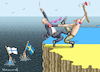 Cartoon: DIRTY DANCING (small) by marian kamensky tagged putins,bescherung,ukraine,provokation,swift,nato,osterweiterung