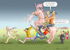 Cartoon: DONNIE NAPOLEON (small) by marian kamensky tagged selenskyj,ukraine,rüstungsgeld,trump,wahllampfhilfe,joe,biden,amtsenthebungsverfahren