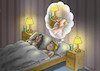 Cartoon: DREAMER TRUMP (small) by marian kamensky tagged obama trump präsidentenwahlen usa baba vanga republikaner inauguration demokraten wikileaks g7 kanada faschismus