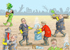 Cartoon: DRECKIGMACHUNG (small) by marian kamensky tagged coronavirus,epidemie,gesundheit,panik,stillegung,überschall,schneller,jens,spahn,trump,pandemie,laschet,hilft