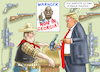 Cartoon: DRECKSACKPROBLEME (small) by marian kamensky tagged us,wahlen,joe,biden,trump,corona,bob,woodward,harris,pence