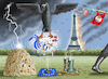 Cartoon: DUMME VOLKSVERHETZTE (small) by marian kamensky tagged wahlen,in,frankreich