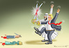 Cartoon: DUO MORTALE (small) by marian kamensky tagged obama,trump,präsidentenwahlen,usa,baba,vanga,republikaner,inauguration,demokraten,wikileaks,faschismus,jamal,khashoggi