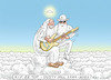 Cartoon: DUSTY HILL 1949-2021 (small) by marian kamensky tagged dusty,hill,zz,top