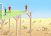 Cartoon: ECKE (small) by marian kamensky tagged kein,bier,in,katar,fifa,world,cup,2022,infantil,inferno,infantino