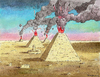 Cartoon: Egypt Volkano (small) by marian kamensky tagged humor