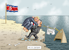 Cartoon: EIN KLEINER SCHRITT FÜR KIM... (small) by marian kamensky tagged us,wahlen,joe,biden,trump,corona,bob,woodward,harris,pence