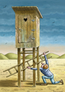 Cartoon: Ein seltsames Problem (small) by marian kamensky tagged klo,seltsames,problem,eile,weile,langeweile