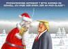 Cartoon: EIN VERRÜCKTER MUSS WEG (small) by marian kamensky tagged merkel,seehofer,unionskrise,csu,cdu,flüchtlinge,kontrollzentren,für,salvini,defizit,scheuer,maut,santa,klaus,weihnachten,ozonloch,trump