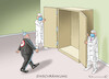 Cartoon: EINSCHRÄNKUNG (small) by marian kamensky tagged curevac,testzentren,corona,impfung,pandemie,booster,impfpflicht