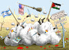 Cartoon: EINWEIHUNG DER US BOTSCHAFT (small) by marian kamensky tagged obama,trump,präsidentenwahlen,usa,baba,vanga,republikaner,inauguration,demokraten,us,botschaft,israel,jerusalem,palestina,wikileaks,faschismus