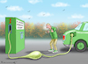 Cartoon: ELEKTROFÖRDERSTOPP (small) by marian kamensky tagged elektroförderstopp