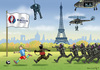 Cartoon: EM IN FRANKREICH (small) by marian kamensky tagged em,in,frankreich,terrorgefahr,is,sicherheit