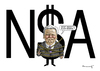 Cartoon: Empörter Gauck (small) by marian kamensky tagged joachim gauck nsa affäre bnd spionage