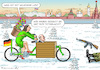 Cartoon: ENDE DER UKRAINE-KRISE (small) by marian kamensky tagged putins,bescherung,ukraine,provokation,baerbock,lawrow,nato,osterweiterung