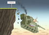 Cartoon: ENDEGELÄNDE CHERSON! (small) by marian kamensky tagged flucht,aus,cherson,putin,ukraine