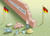 Cartoon: ENDLICH MACHT OLAF DAS RICHTIGE! (small) by marian kamensky tagged selmann,in,sonneberg,brandmauer,scholz