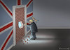 Cartoon: ENGLISH LOCKDOWN (small) by marian kamensky tagged biontech,pfizer,impfung,corona,rosenmontag,eu,english,lockdown,ursula,von,der,leyen