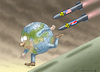 Cartoon: ERDEFLUCHT (small) by marian kamensky tagged obama,trump,präsidentenwahlen,usa,baba,vanga,republikaner,inauguration,demokraten,kim,jong,un,nord,korea,wikileaks,faschismus