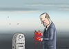 Cartoon: ERDOGANS GEBET (small) by marian kamensky tagged erdogan,putscch,gülen,nationalismus,beitrittsverhandlungen,terroranschlag,in,istambul,verfolgung,merkel