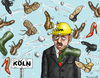 Cartoon: Erdogans Wahlkrampf in Köln (small) by marian kamensky tagged bergwerkunglück,türkei,erdogan,wahlkampf,in,kölnkorruption