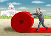 Cartoon: ERDOWAHN IN AMERIKA (small) by marian kamensky tagged erdowahn,in,amerika