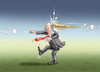 Cartoon: ERDOWAHNS NAZIKEULE (small) by marian kamensky tagged cumhuriyet,erdogan,cavusoglu,pressefreiheit,türkei,denit,yücel