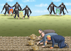 Cartoon: ERNTEHELFER TRUMP HEGSETH UND J (small) by marian kamensky tagged musk,trump,zuckerberg,bezos,felon,and,elon,in,panama,zölle,diktator,selenskyj,putin,ukraine,usa,china,handelskrieg