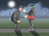 Cartoon: ES GIBT AUCH FREUNDLICHE TERRORI (small) by marian kamensky tagged hamas,greift,israel,an