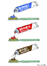 Cartoon: Extremrechtsradikale Zahnpflege (small) by marian kamensky tagged zahnbürste,zahnärzte,dr,best,rechtsradikalismus