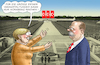 Cartoon: FASCHISTEN SOLLEN FREI REDEN (small) by marian kamensky tagged cumhuriyet,erdogan,pressefreiheit,türkei,denit,yücel