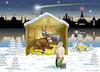 Cartoon: FASCHISTISCHEN LIEBEN NUR OCHS U (small) by marian kamensky tagged faschistischer,weihnachtsterror,putin,ukraine,energieterror